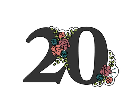 Floral Numbers 20