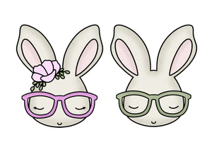 Bunny Set with Glasses