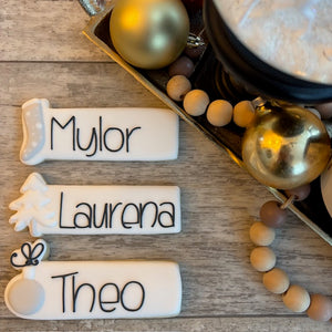 Personalized Christmas Cookies