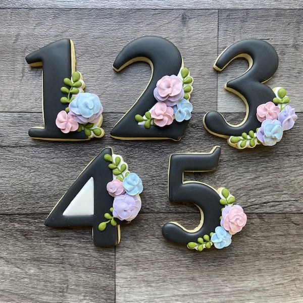 Floral Numbers 1-5