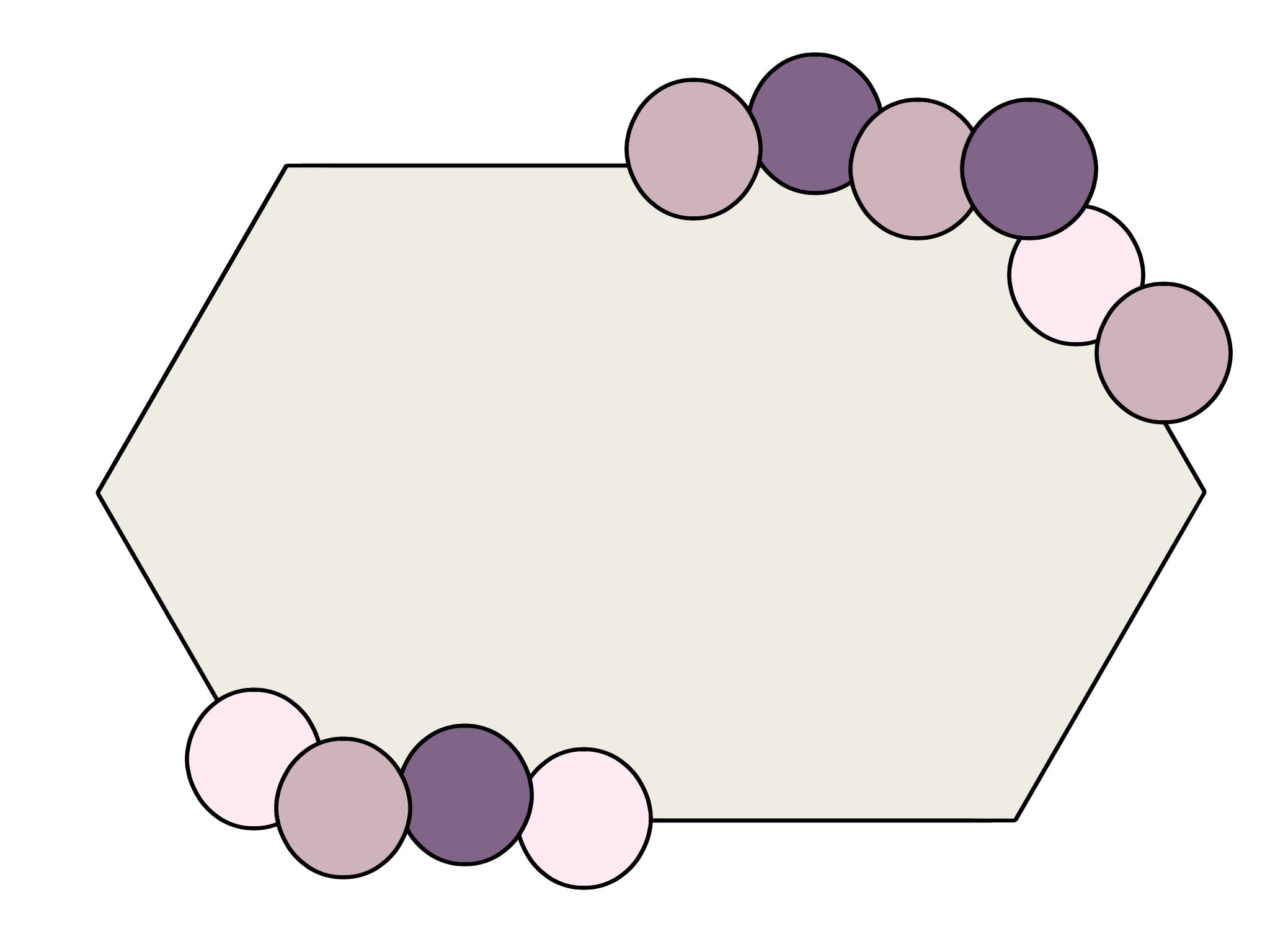 Garland Long Hexagon