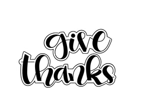 Give (and) Thanks