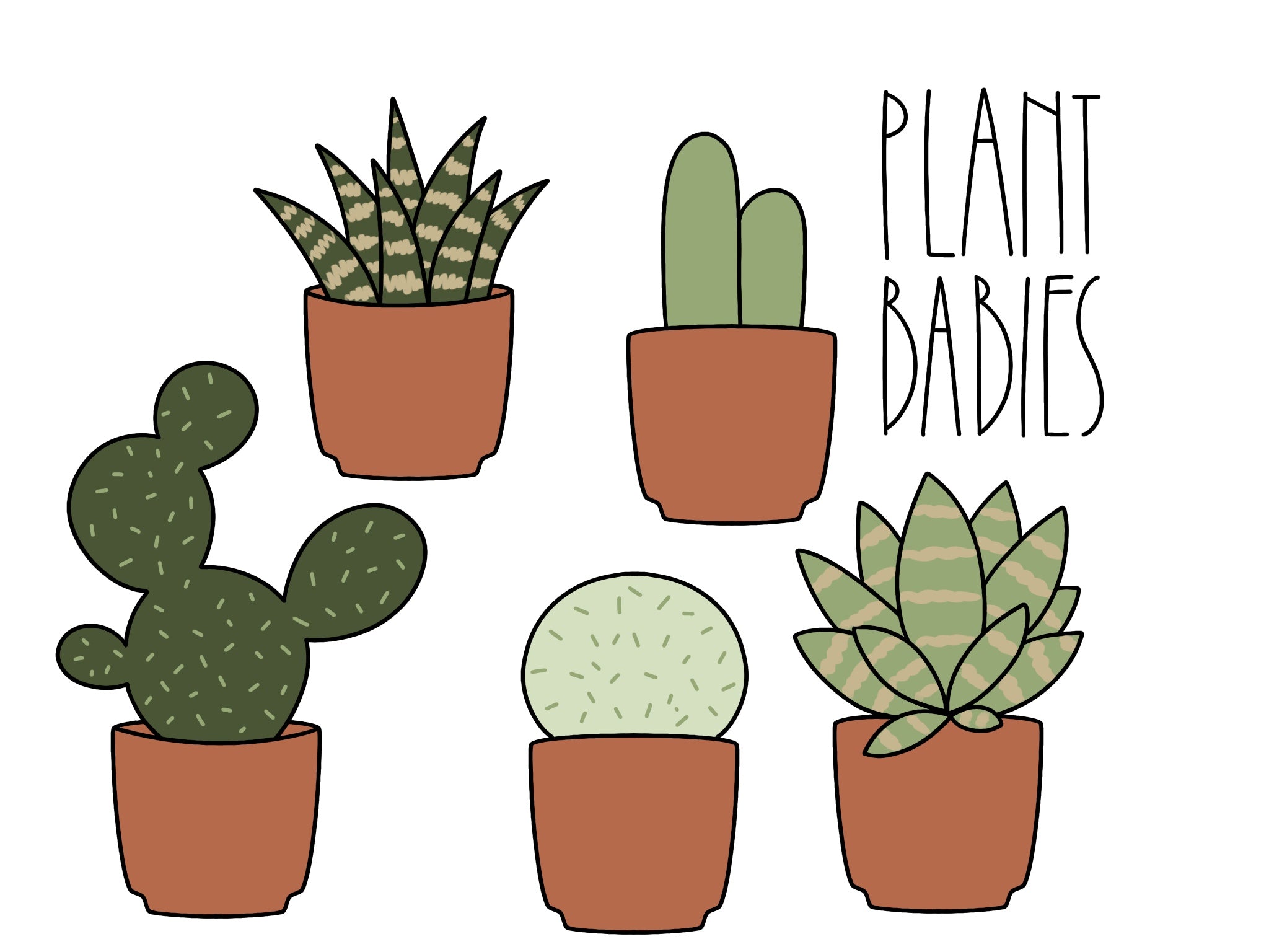 Plant Babies Set - MINI'S