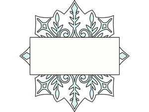 Snowflake with Plaque