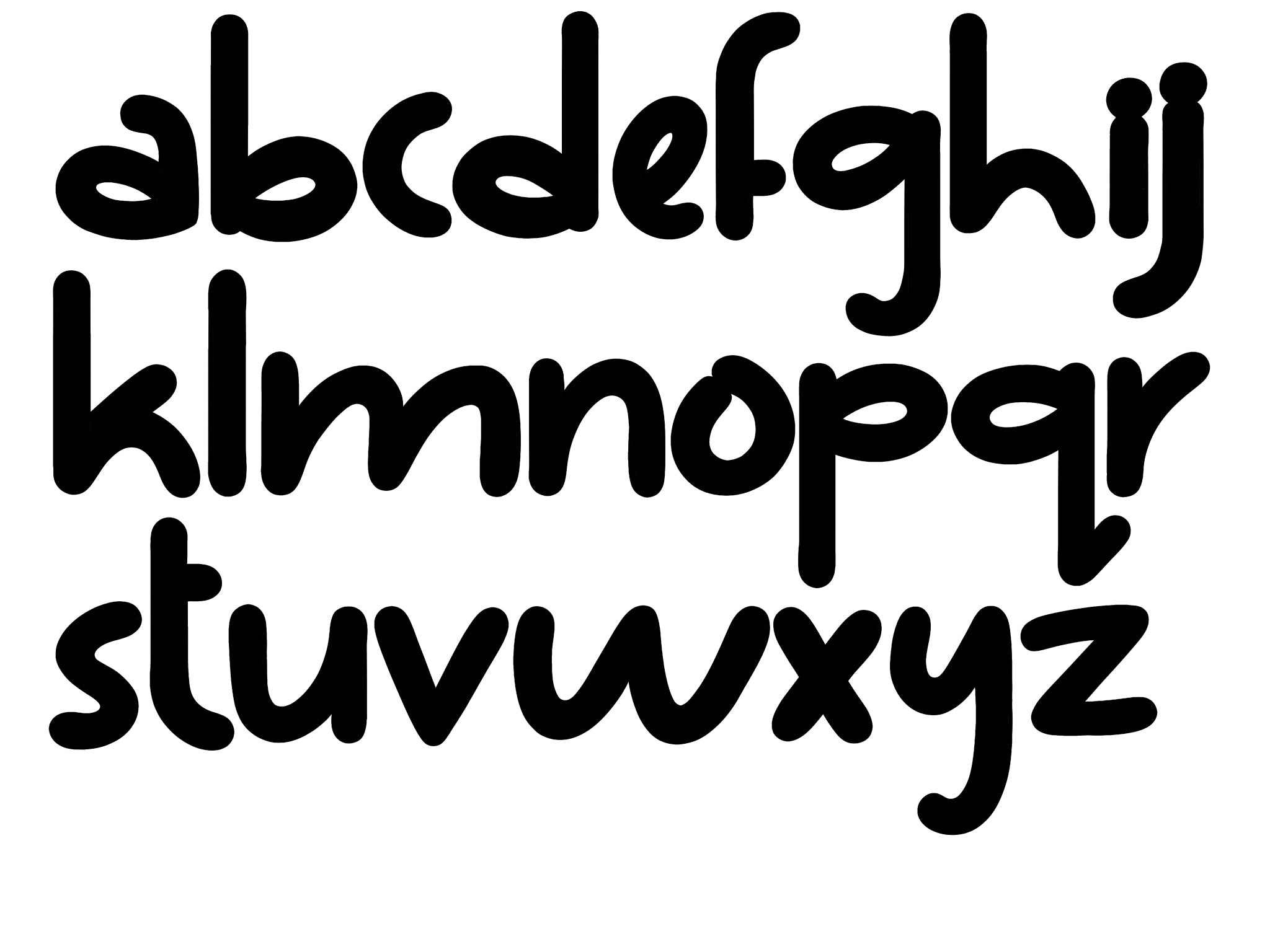 Zelek Alphabet - Standard Size