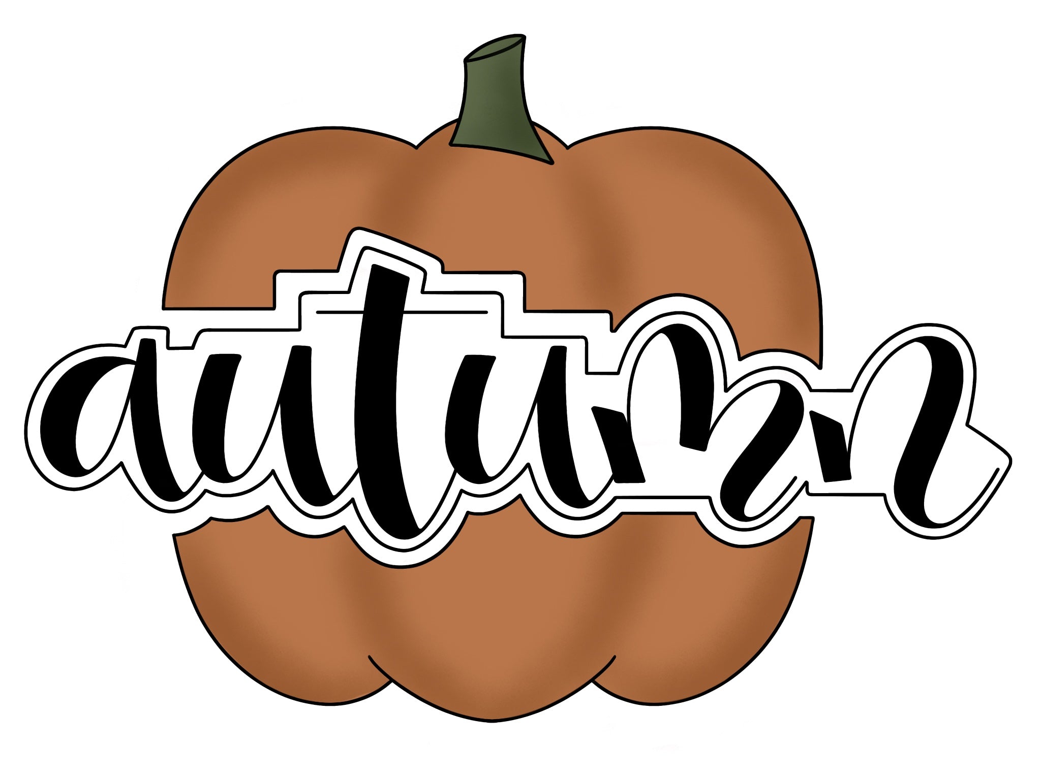 Autumn Puzzle Pumpkin