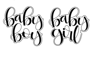 Baby Boy & Baby Girl Script Set