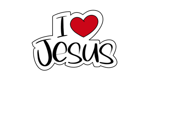 I Love Jesus - Bold Font