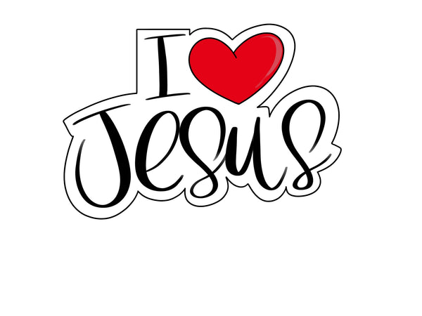 I Love Jesus - Script Font