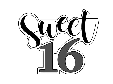 Sweet 16 - with cutout
