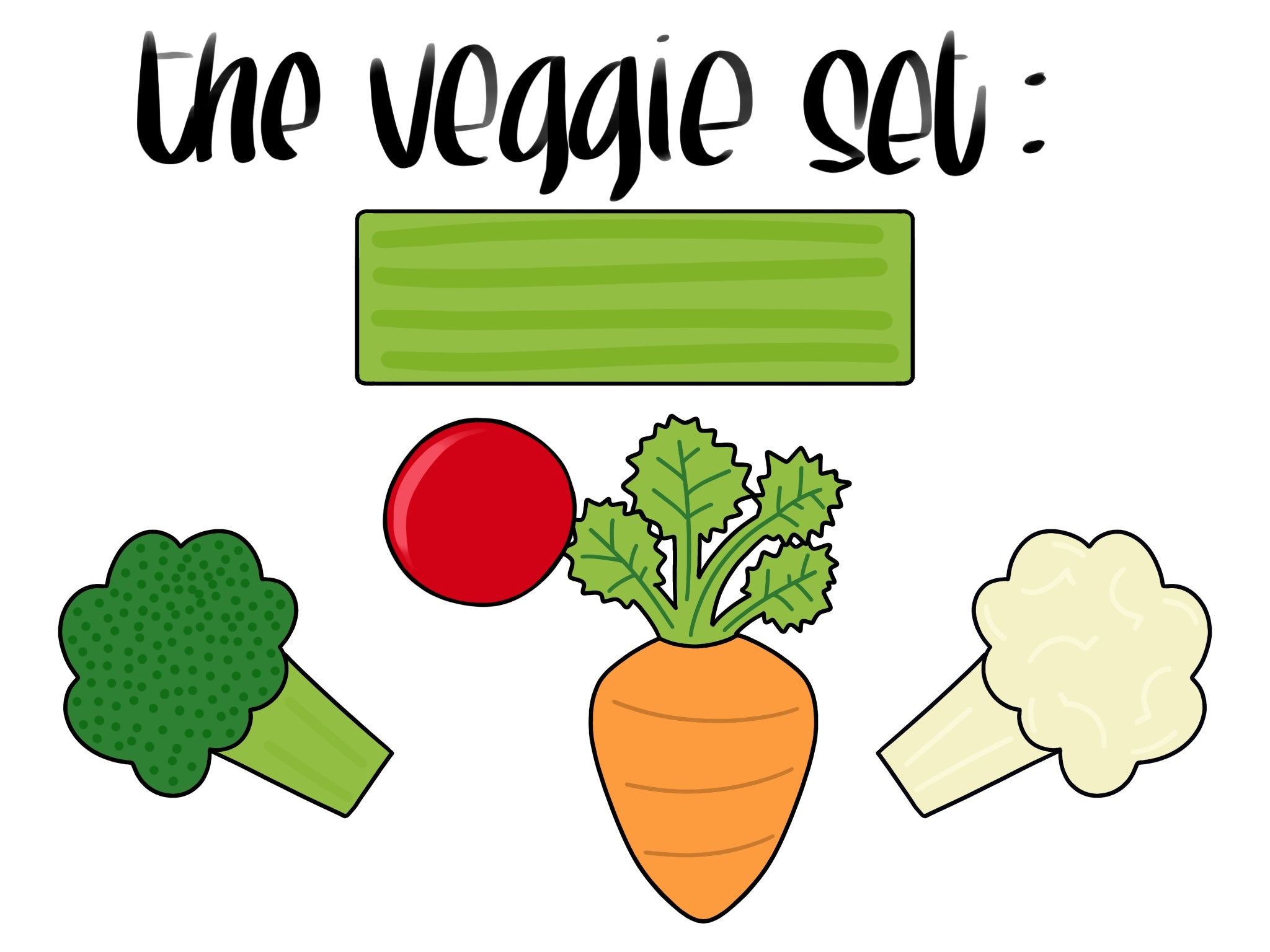 The Veggie Set