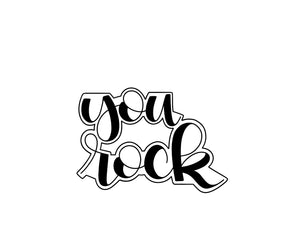 You Rock - with cutout